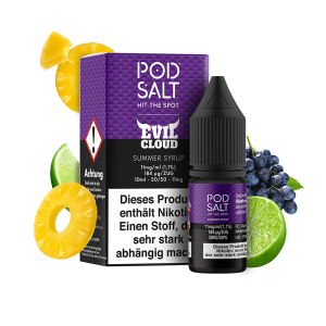 Pod Salt Fusion - Summer Syrup Liquid 10ml 11mg/ml NicSalt