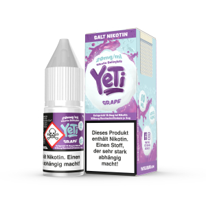 YETI NicSalt - Grape Liquid 10ml 20mg