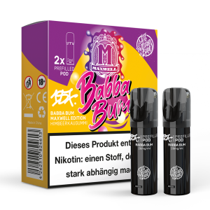 2x 187 Straßenbande Pod - Babba Bum 20mg/ml