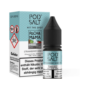 Pod Salt Fusion - Strawberry Kiwi Ice NicSalt Liquid 10ml...