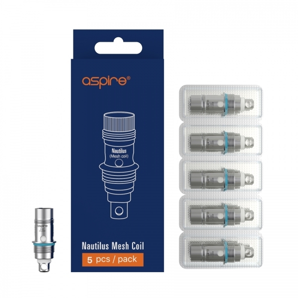 Aspire - Nautilus Mesh Verdampferkopf 0,3 Ohm 5er Pack