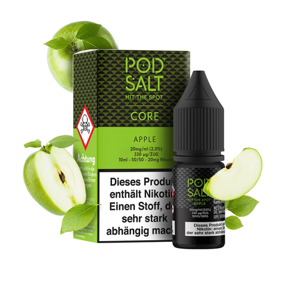 Pod Salt Core - Apple NicSalt Liquid 10ml 20mg/ml