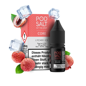Pod Salt Core - Lychee Ice NicSalt Liquid 10ml 11mg/ml