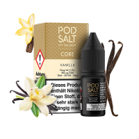 Pod Salt Core - Vanilla NicSalt Liquid 10ml 11mg/ml