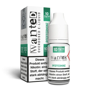 Wanted - Pfefferminz NicSalt Liquid 10ml 10mg/ml