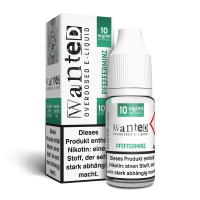 Wanted - Pfefferminz NicSalt Liquid 10ml 10mg/ml