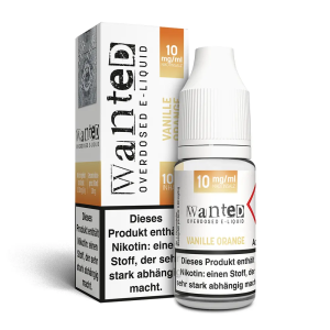 Wanted - Vanille Orange NicSalt Liquid 10ml 10mg/ml