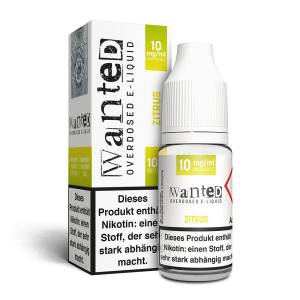 Wanted - Zitrus NicSalt Liquid 10ml 10mg/ml