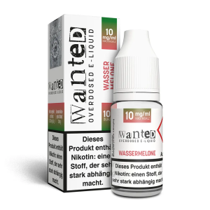 Wanted - Wassermelone NicSalt Liquid 10ml 10mg/ml