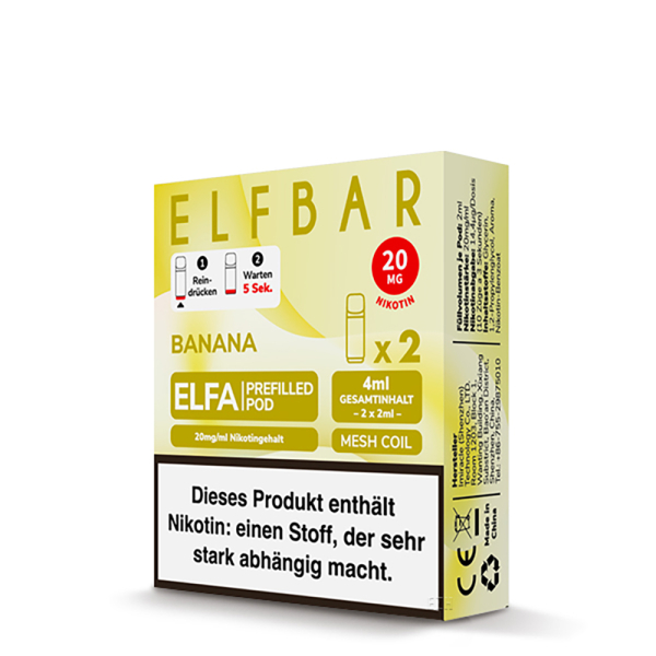 ELF Bar - ELFA Banane Pod 20mg/ml