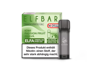 ELF Bar - ELFA Kiwi Passionfruit Guava Pod 20mg/ml