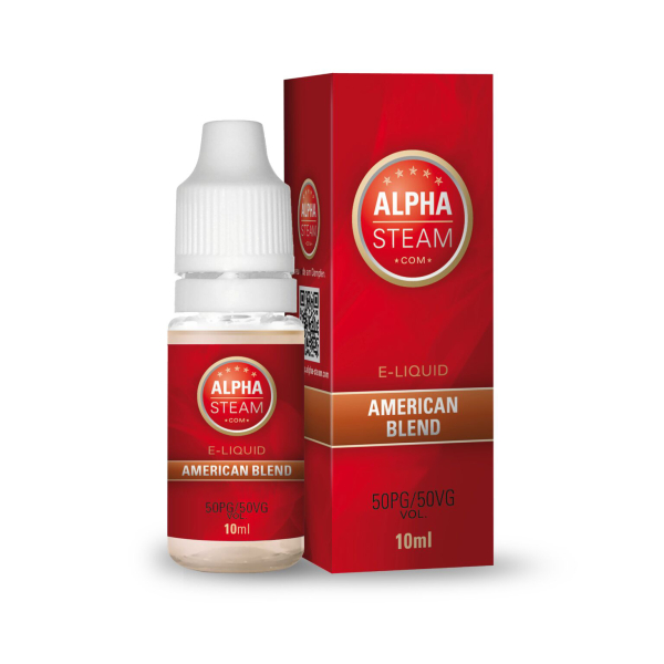 Alpha-Steam - American Blend Liquid 10ml 12mg/ml