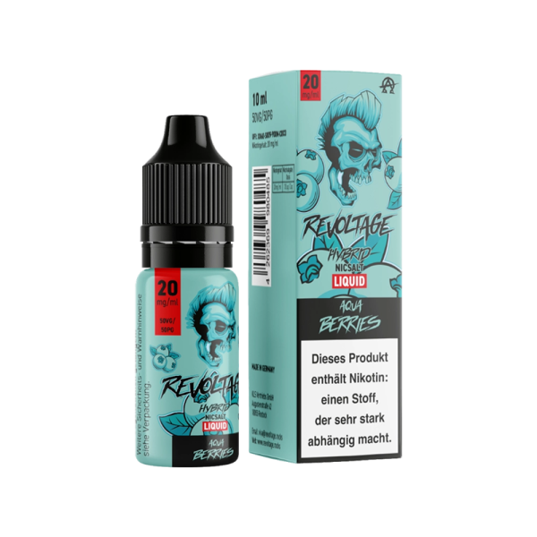 Revoltage Nic Salt - Aqua Berries Liquid 10ml 20mg/ml