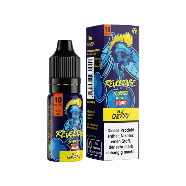 Revoltage Nic Salt - Blue Cherry Liquid 10ml 10mg/ml