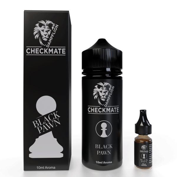 Dampflion Checkmate - Black Pawn Aroma 10ml Longfill