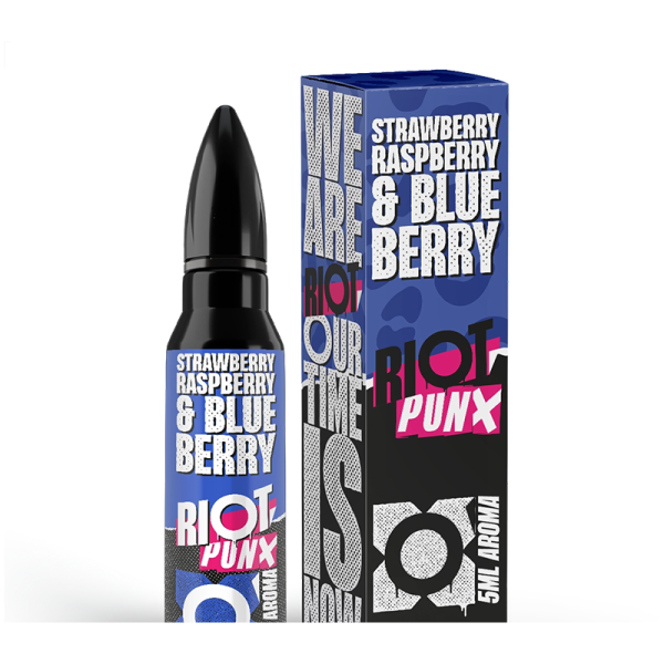 Riot Squad Punx - Erdbeere, Blaubeere & Himbeere Aroma 5ml Longfill