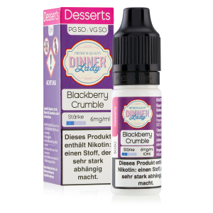 Dinner Lady - Blackberry Crumble Liquid 10ml 3mg/ml