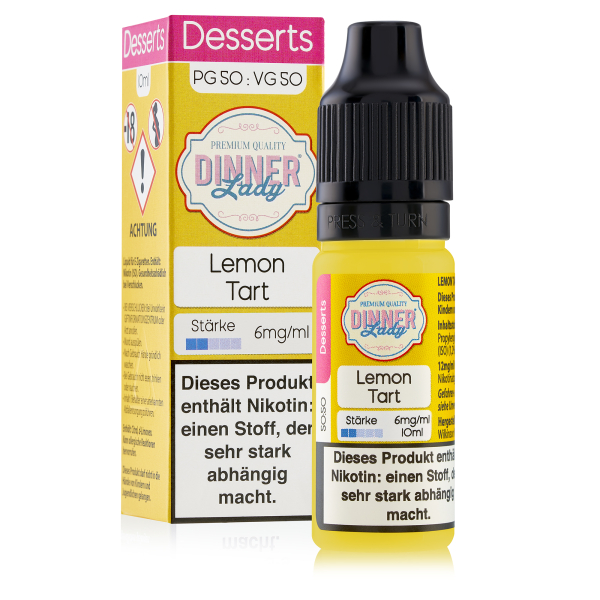 Dinner Lady - Lemon Tart Liquid 10ml 6mg/ml