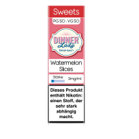 Dinner Lady - Watermelon Slices Liquid 10ml 3mg/ml