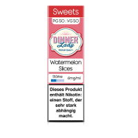 Dinner Lady - Watermelon Slices Liquid 10ml 6mg/ml