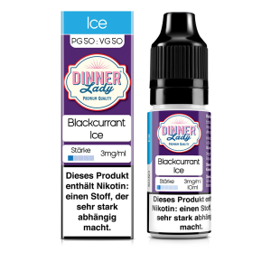 Dinner Lady - Blackcurrant Ice Liquid 10ml 3mg/ml