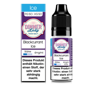 Dinner Lady - Blackcurrant Ice Liquid 10ml 6mg/ml