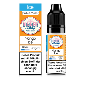 Dinner Lady - Mango Ice Liquid 10ml 6mg/ml