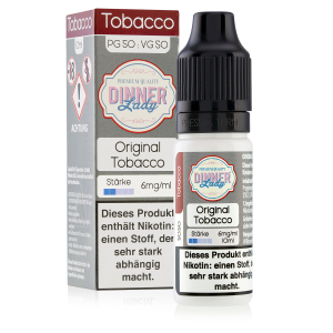 Dinner Lady - Original Tobacco Liquid 10ml 6mg/ml