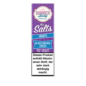 Dinner Lady Nic Salt - Black Orange Crush Liquid 10ml...