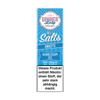 Dinner Lady Nic Salt - Bubblegum Liquid 10ml 20mg/ml