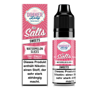 Dinner Lady Nic Salt - Watermelon Slices Liquid 10ml 20mg/ml