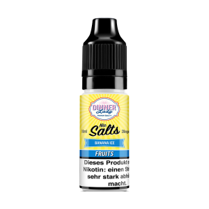 Dinner Lady Nic Salt - Banana Ice Liquid 10ml 20mg/ml