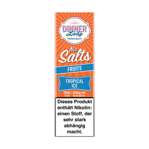 Dinner Lady Nic Salt - Tropic Ice Liquid 10ml 20mg/ml