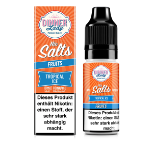Dinner Lady Nic Salt - Tropic Ice Liquid 10ml 10mg/ml