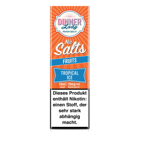 Dinner Lady Nic Salt - Tropic Ice Liquid 10ml 10mg/ml