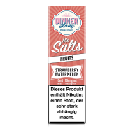 Dinner Lady Nic Salt - Strawberry Watermelon Liquid 10ml 10mg/ml