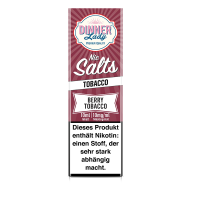 Dinner Lady Nic Salt - Berry Tobacco Liquid 10ml 10mg/ml
