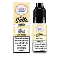 Dinner Lady Nic Salt - Vanilla Tobacco Liquid 10ml 10mg/ml