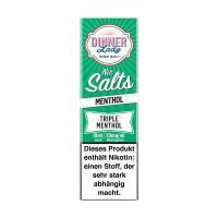 Dinner Lady Nic Salt - Triple Menthol Liquid 10ml 20mg/ml