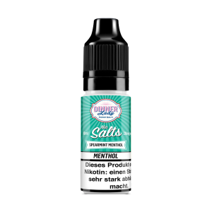 Dinner Lady Nic Salt - Spearmint Menthol Liquid 10ml 20mg/ml