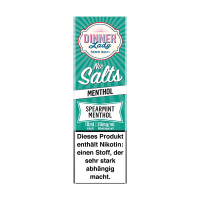 Dinner Lady Nic Salt - Spearmint Menthol Liquid 10ml 20mg/ml
