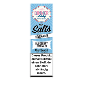 Dinner Lady Nic Salt - Blueberry Lemonade Liquid 10ml...