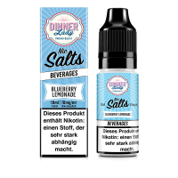 Dinner Lady Nic Salt - Blueberry Lemonade Liquid 10ml 10mg/ml