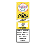Dinner Lady Nic Salt - Lemon Tart Liquid 10ml 10mg/ml