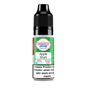 Dinner Lady - Apple Sours Liquid 10ml 3mg/ml