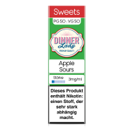 Dinner Lady - Apple Sours Liquid 10ml 3mg/ml