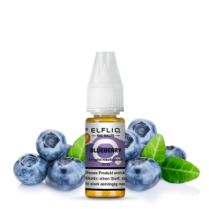 Elfliq by Elfbar Nic Salt - Blueberry Liquid 10ml 10mg/ml