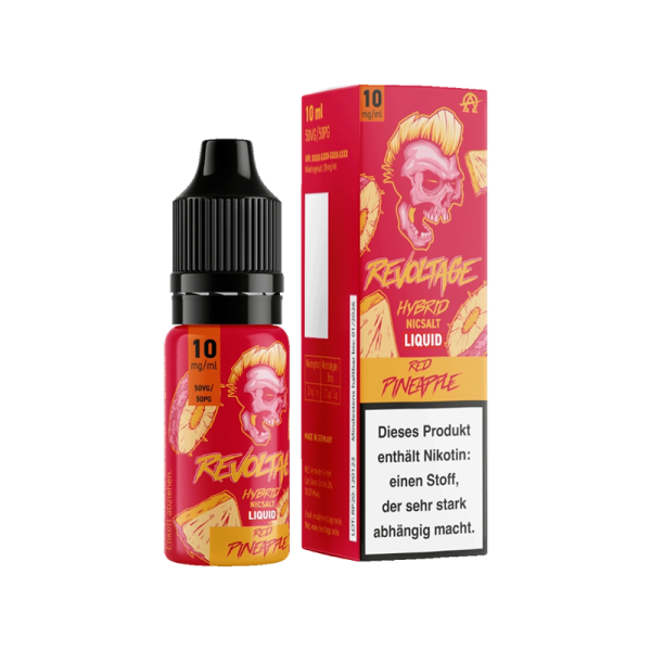 Revoltage Nic Salt - Red Pineapple Liquid 10ml 10mg/ml