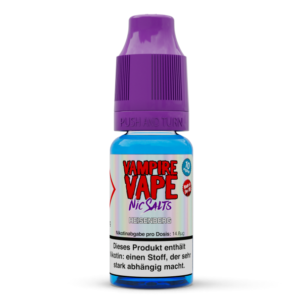 Vampire Vape Nic Salt - Heisenberg Liquid 10ml 20mg/ml