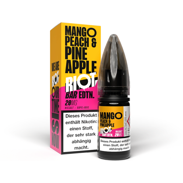 Riot Squad BAR EDTN - Mango Peach Pineapple Liquid 10ml 20mg/ml